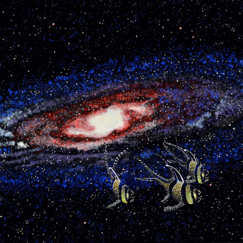 Painting title: Andromeda Galaxy