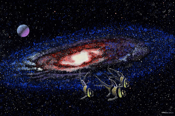 Painting title: Andromeda Galaxy