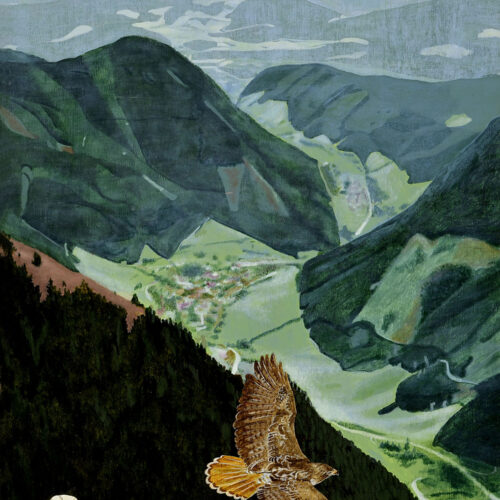 Painting title: Austrian Alps