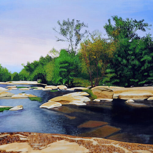 Painting title: James River Triptych #3