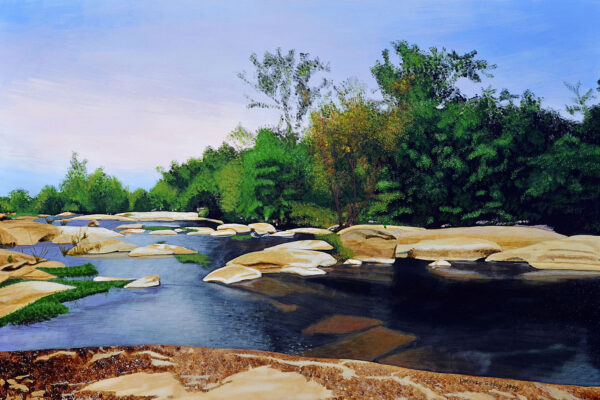 Painting title: James River Triptych #3