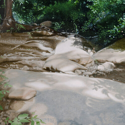 Painting title: Muddy Path The River