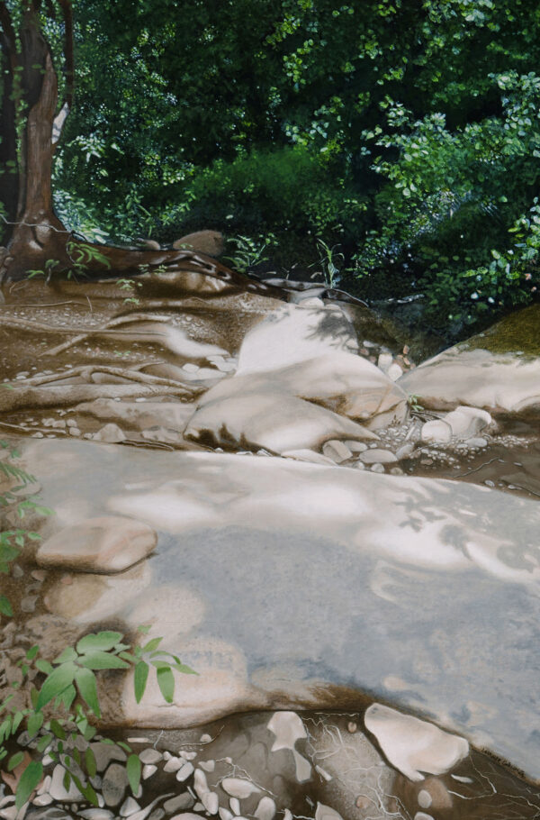 Painting title: Muddy Path The River